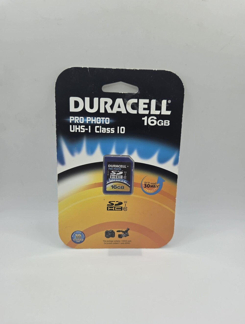 Pro Photo UHS-I Class 10 16GB SDHC Card Duracell - NEW